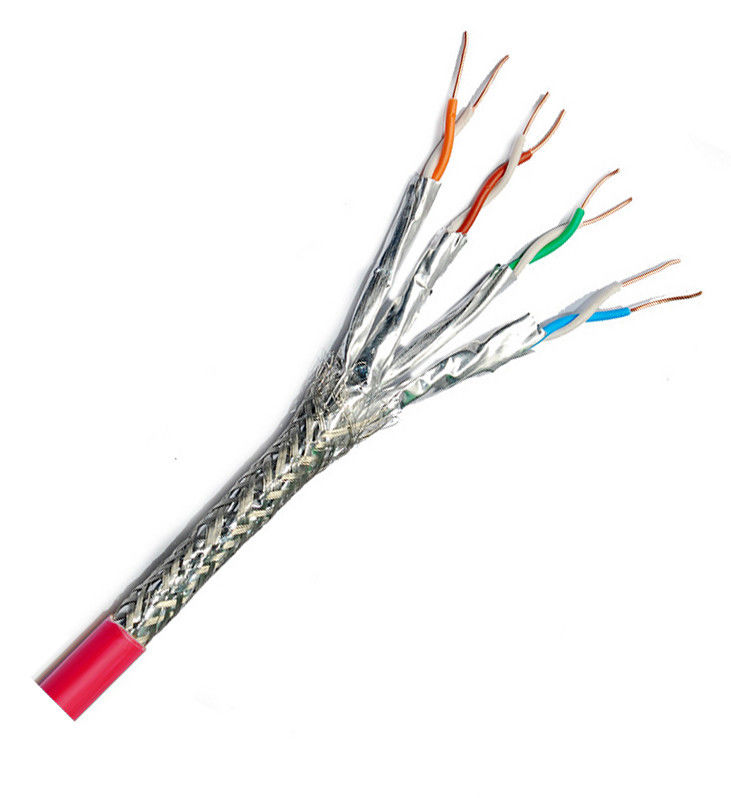 22awg 4PR 네트워크 접속 코드 Cat 8 이더네트 케이블 50 Ft 0.5mm 0.58mm