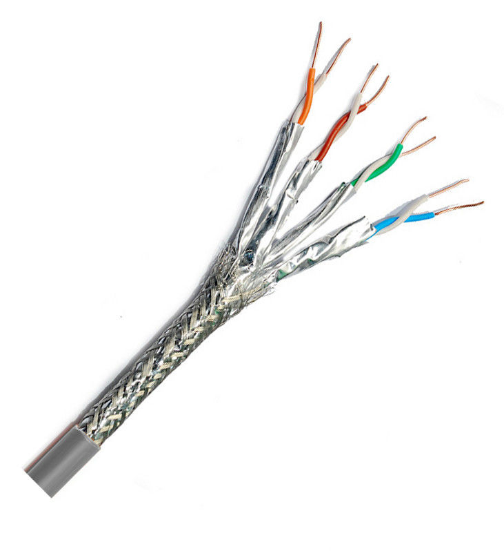 22awg 4PR 네트워크 접속 코드 Cat 8 이더네트 케이블 50 Ft 0.5mm 0.58mm