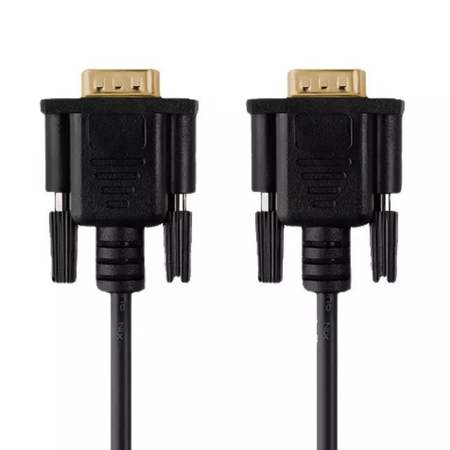 남성 영상 자료 전송 금판에 RS232 DB9 9 Pin 연속되는 케이블 남성