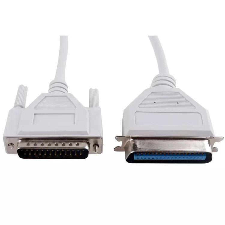 Db 25P에 여성 인쇄 기계 케이블 36P 남성에게 PVC 순수한 구리 VGA 남성