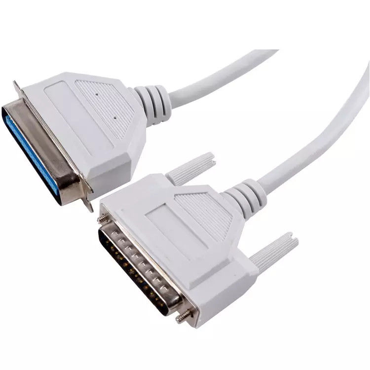 Db 25P에 여성 인쇄 기계 케이블 36P 남성에게 PVC 순수한 구리 VGA 남성