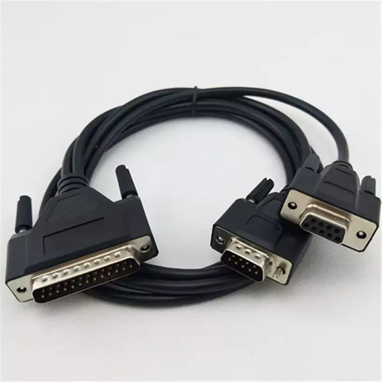 DB9M DB25M 컴퓨터 프린터 케이블 DB25 남성 DB9 여성 연장 케이블 OEM ODM