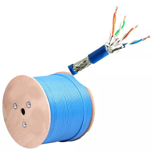 23AWG*4P 랜 케이블 Cat7 305m 지원 10기가비트 이더넷 Netword 전송