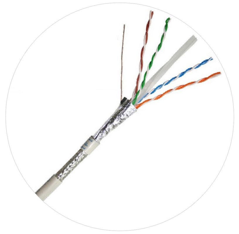 0.57mm 네트워크 접속 코드 고양이 6 꼬이는 4개 쌍 케이블 250Mhz 1000ft 24awg