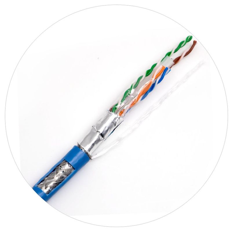 0.57mm 네트워크 접속 코드 고양이 6 꼬이는 4개 쌍 케이블 250Mhz 1000ft 24awg