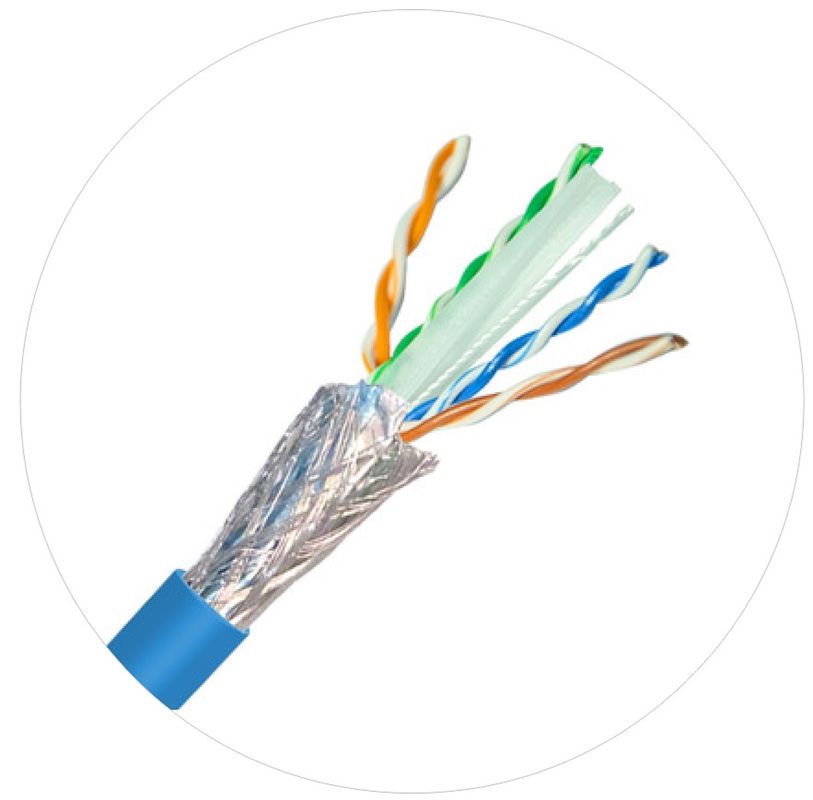 0.57mm 네트워크 접속 코드 고양이 6 꼬이는 4개 쌍 케이블 250Mhz 1000ft 24awg