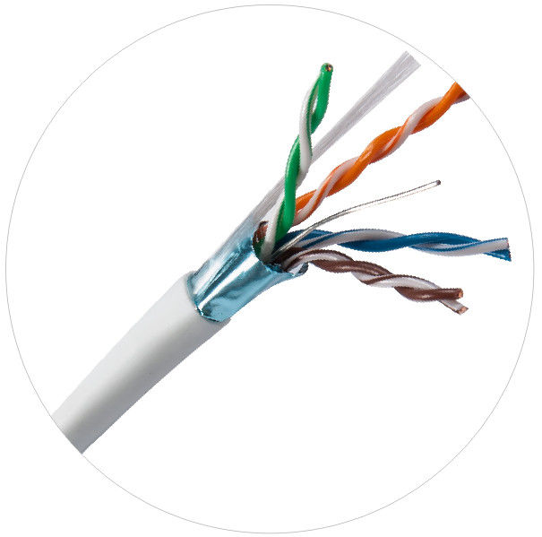 100MHz FTP UTP 네트워크 접속 코드 4pr 24awg Cat5e LDPE LSZH LSOH 재킷