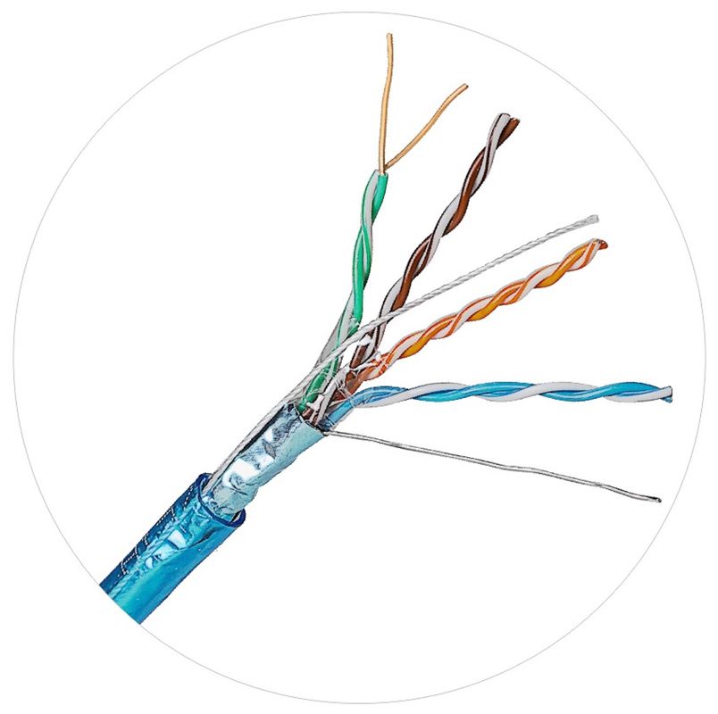 Cat5e 305m 네트워크 접속 코드 케이블 PVC 재킷 LSZH 재킷