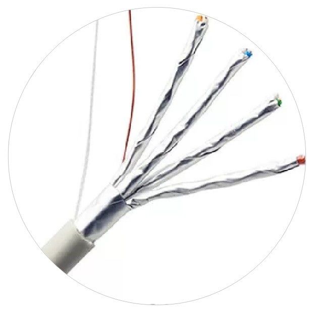 LSZH 재킷 4MHz를 가진 23awg 네트워크 접속 코드 랜 Cat6 케이블