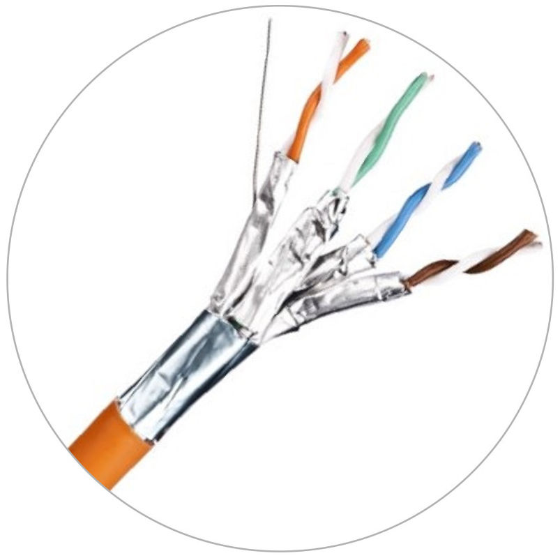 LSZH 재킷 4MHz를 가진 23awg 네트워크 접속 코드 랜 Cat6 케이블