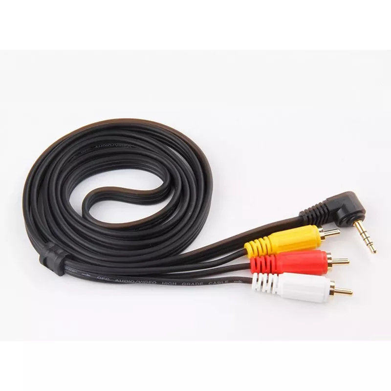 텔레비젼 DVD RCA를 위한 3.5 MM 잭 오디오 영상 케이블에 구리 RCA