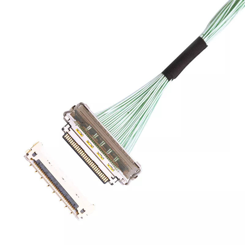 0.4mm 피치 30핀 Ipex 케이블 20679-030T-01 마이크로 동축 LVDS EDP 케이블