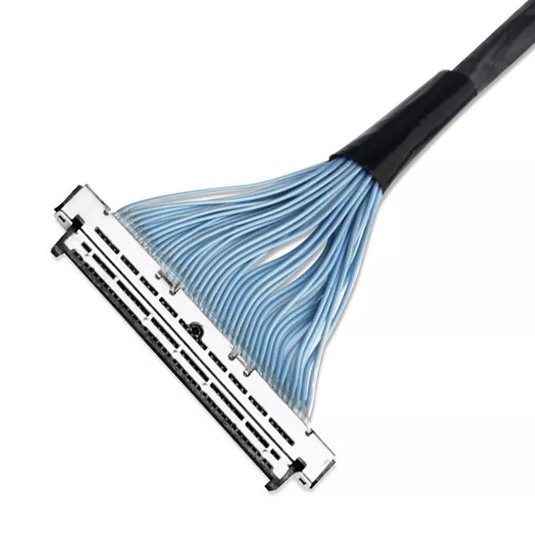 케이블 조립 제조업체 LVDS 케이블 조립 사용자 지정 케이블 제조자 디스플레이와 카메라용 유연한 보호 신호 케이블 공장 직급 사용자 지정 케이블 디자인