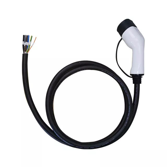 2 개방형 3상 32 Amp 고전압 동축 케이블 21kW IEC 62196-2