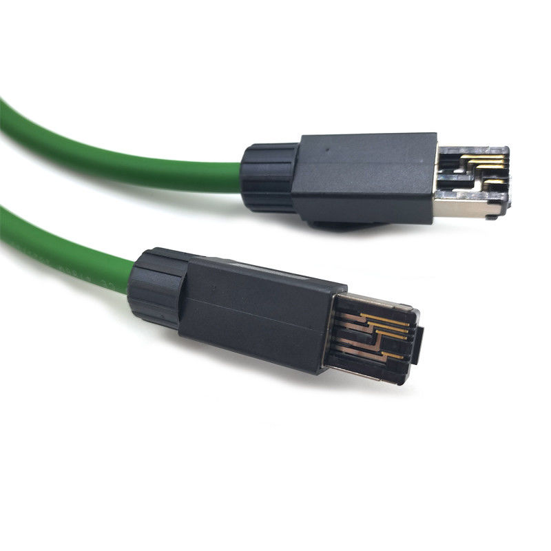 세르보 산업 네트워크 케이블 EtherCAT 버스 높은 유연성 이중 보호 견인 체인 산업 로봇 PLC 케이블