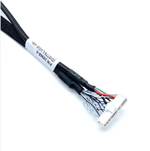 맞춤형 LVDs 와이어 하번 전자 커넥터 LCD 케이블/LVDs 디스플레이 패널용 케이블 집합