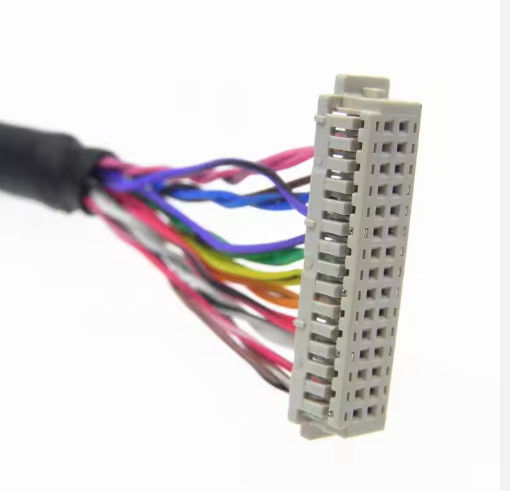 DF13-30DS-1.25C에서 DF14-20S-1.25C LCD 패널 20pin 30pin 40pin 50pin 60pin에 맞춤형 Lvds 케이블 조립