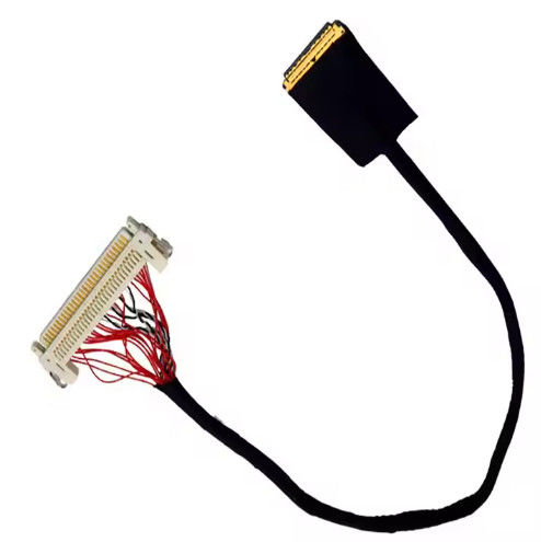 HRS DF13-30DS-1.25C ~ DF14-20S-1.25C 20pin 30pin 40pin 50pin 60pin LCD 패널에 맞춤 Lvds 케이블 조립