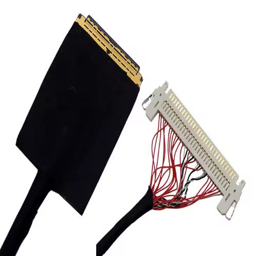 HRS DF13-30DS-1.25C ~ DF14-20S-1.25C 20pin 30pin 40pin 50pin 60pin LCD 패널에 맞춤 Lvds 케이블 조립