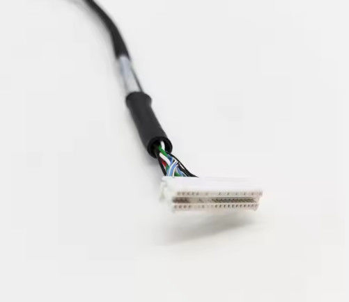 전자 애플리케이션 블랙 커스텀 LVDs 와이어 하번 LCD 케이블 조립 화면 패널