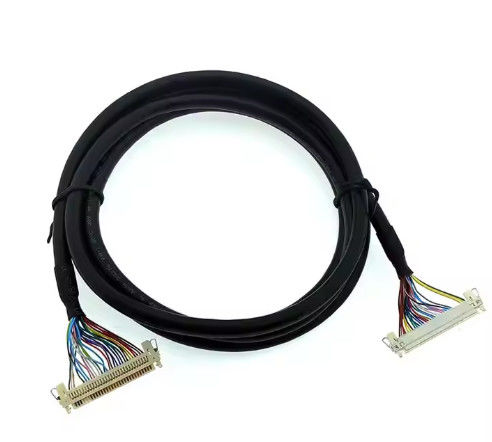 100% 테스트 1.25mm 2.0mm 피치 20 30 40 핀 커넥터 LVDS 보호 와이어 LCD 디스플레이 케이블 집합