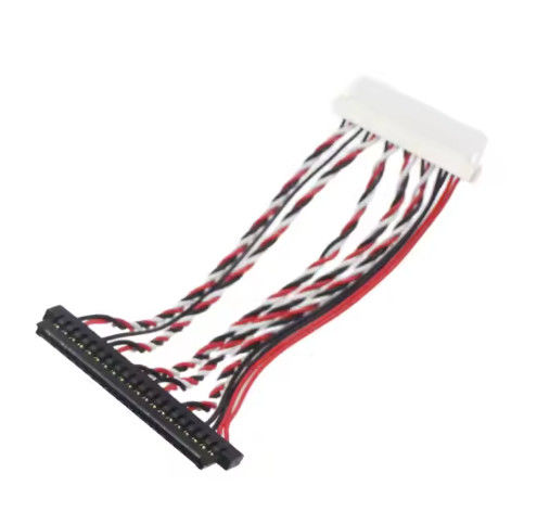 100% 테스트 Lvds 와이어 하번 및 전자 장비에 대한 마이크로 코아시얼 케이블 집합
