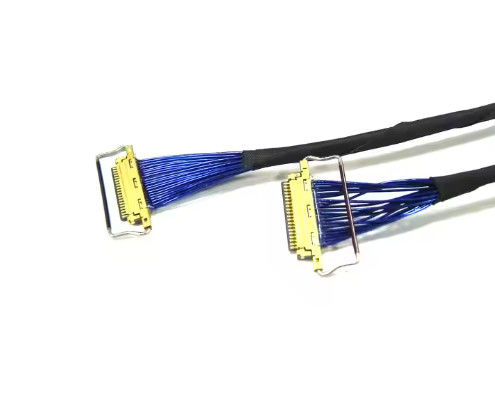 CSI용 사용자 정의 가능한 I-pex 20525-220E-02 20pin 코아시얼 마이크로 LVDS 케이블 집합체 100% 테스트