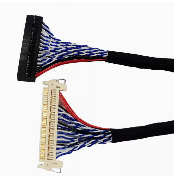 105C 등급 온도 1-5m LVDS 케이블 AWG26 구리 선도자 UL VW-1 등급