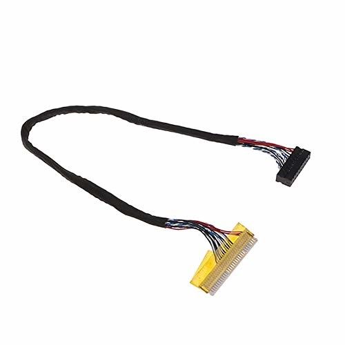검은색 LVDS 케이블 AWG26-28 와이어 가이드 105C 성능의 등급 온도