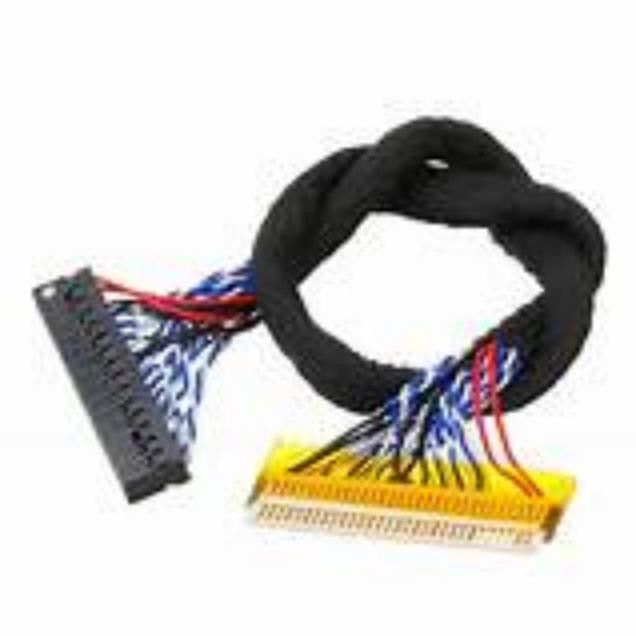 검은 색과 단열 저항 ≥1000MΩ의 산업 자동화 LVDS 케이블