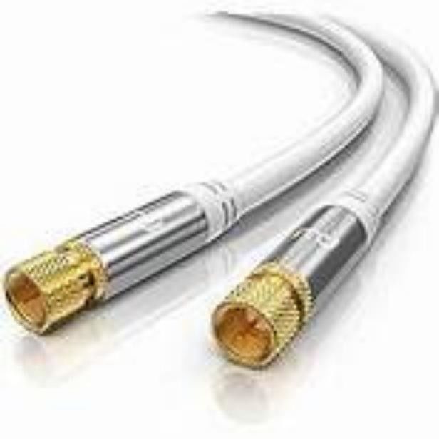 100m의 고전압 코아시얼 케이블, PVC 재킷과 30 오름 이하의 저항을 가진 0-3 GHz 주파수 범위
