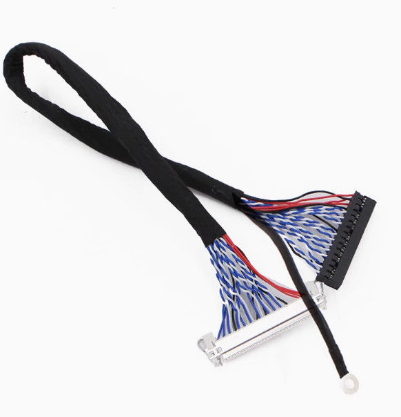 검은 색과 단열 저항 ≥1000MΩ의 산업 자동화 LVDS 케이블