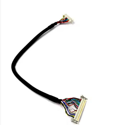 불 retardant 전기 와이어 하번 2pin-16Pin UL 1007 22awg 검은 와이어 색상