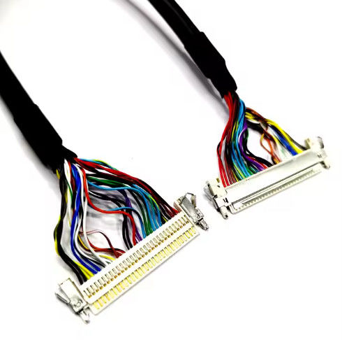 불 retardant 전기 와이어 하번 2pin-16Pin UL 1007 22awg 검은 와이어 색상