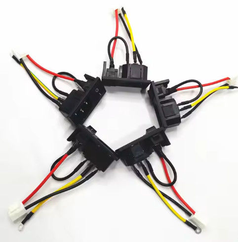 불 retardant 전기 와이어 하번 2pin-16Pin UL 1007 22awg 검은 와이어 색상