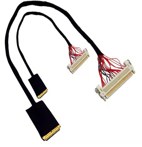 블랙 와이어 컬러 전기 와이어 허리네스 2pin-16pin 터미널 600V 사용자 정의