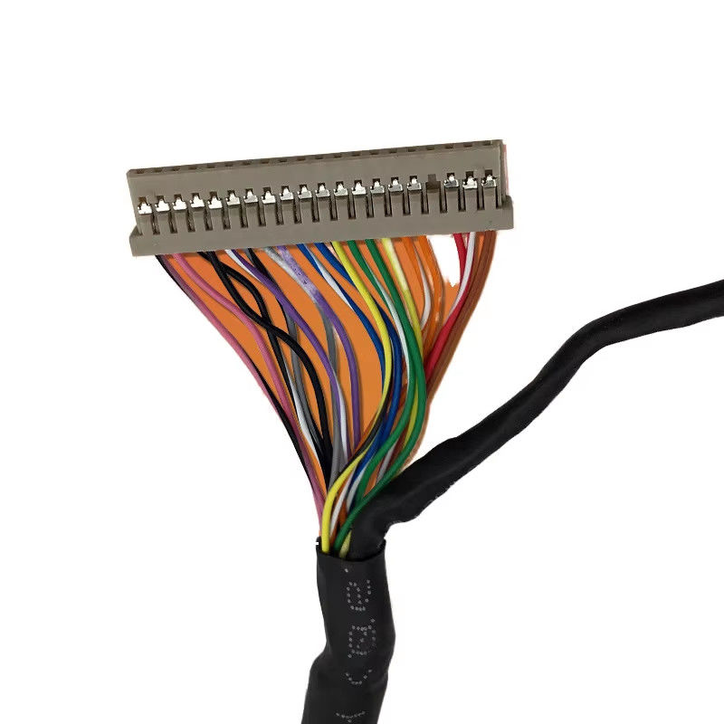 얇은 피치 호환성, 디스플레이, 카메라 및 임베디드 장치에 이상적인 신뢰할 수 있는 LVDS 케이블 조립