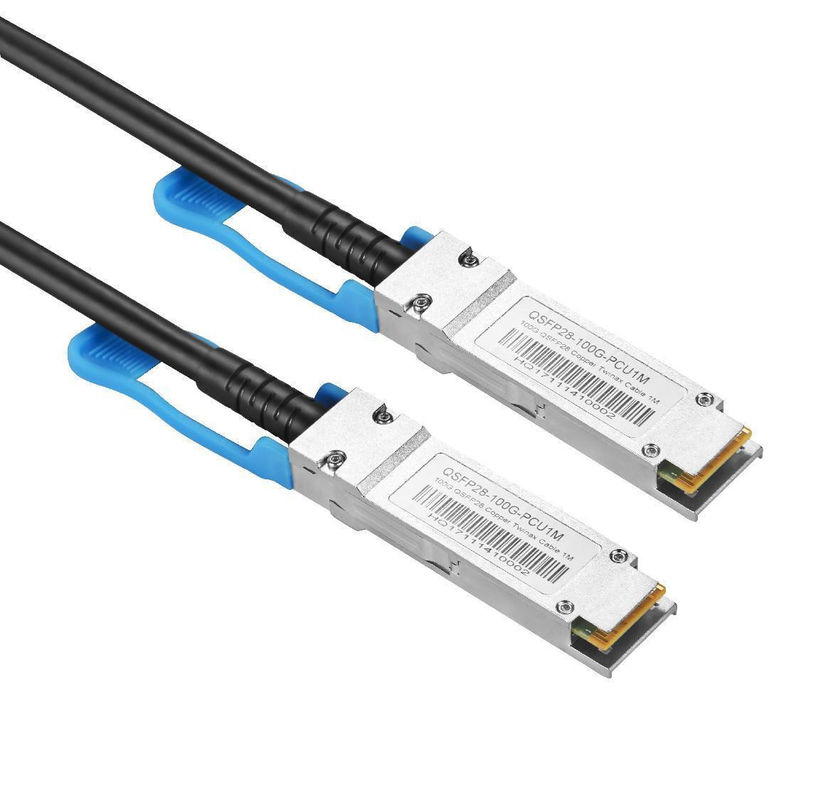고성능 200G QSFP-DD DAC 케이블 어셈블리 HPC 및 클라우드 서버 연결을위한 사용자 정의 구리 케이블