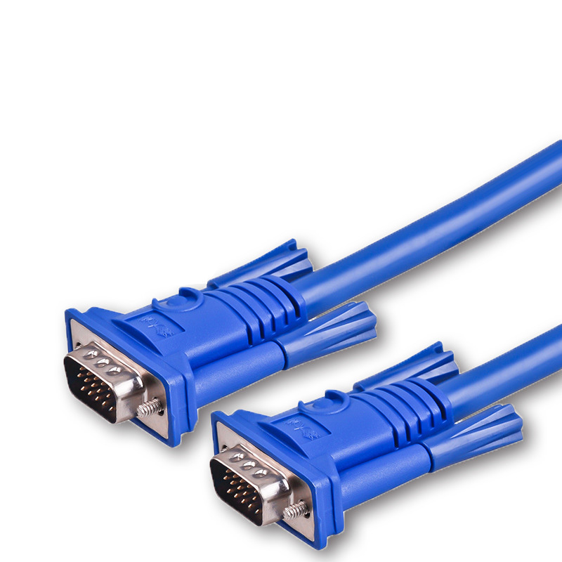 사용자 정의 케이블 디자인 공장 직전 VGA 케이블 컴퓨터 모니터 TV 프로젝터 HD 연결 케이블 VGA 비디오 확장 전선 가운 제조자