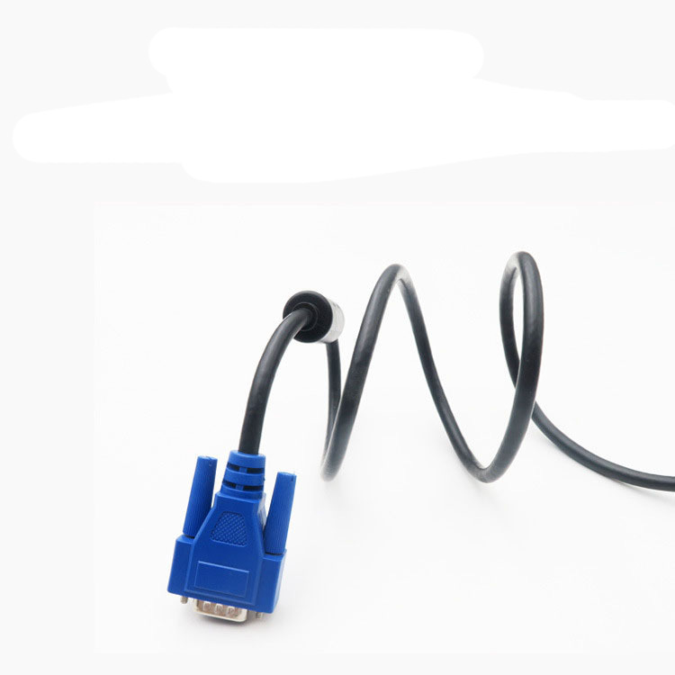 사용자 정의 케이블 디자인 공장 직전 VGA 케이블 컴퓨터 모니터 TV 프로젝터 HD 연결 케이블 VGA 비디오 확장 전선 가운 제조자