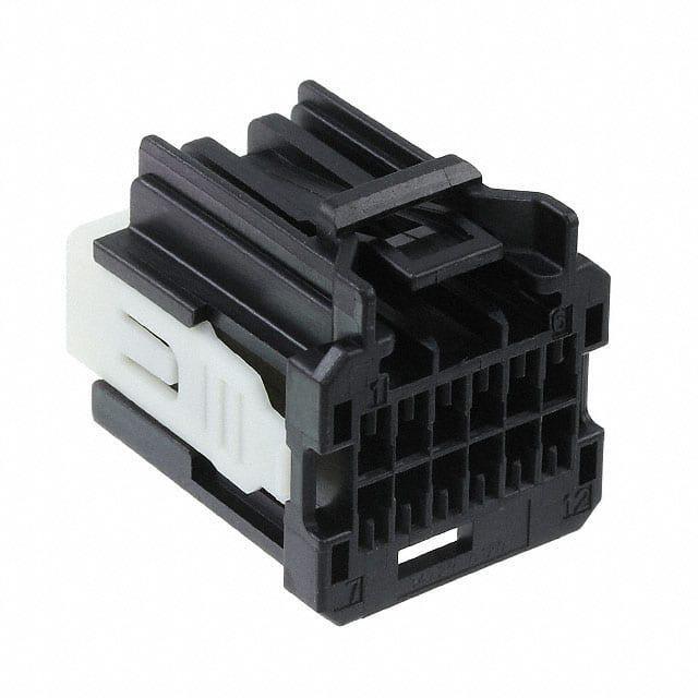 Molex 34729-0120 2.00mm 피치 전선 대 기판 커넥터 하우징, 7회로, 흰색 PBT