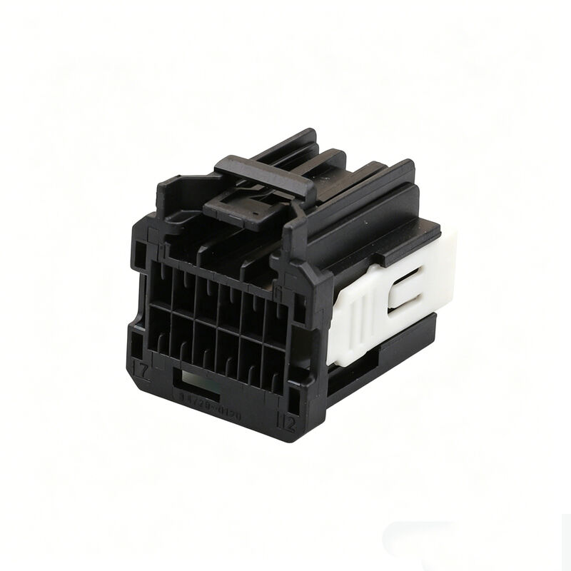 Molex 34729-0120 2.00mm 피치 전선 대 기판 커넥터 하우징, 7회로, 흰색 PBT