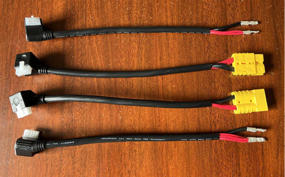 600V 50 Amp 배터리 와이어 하네스 8AWG 지게차 배터리 케이블