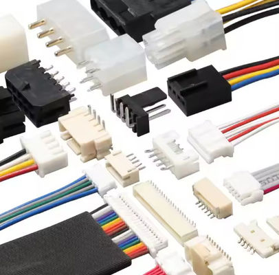 불 retardant 전기 와이어 하번 2pin-16Pin UL 1007 22awg 검은 와이어 색상