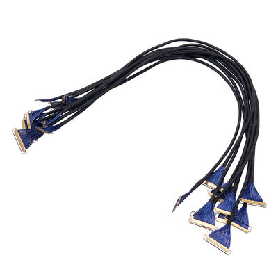 LCD LED 디스플레이용 LVDS 케이블 UL CE ROHS 인증 1-5m