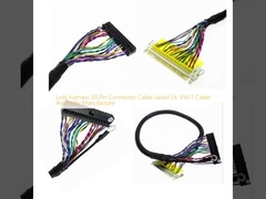 Lvds Harness 30pin 커넥터 케이블 재킷 UL VW-1 케이블 조립 제조