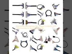 와이어 허네스 제조업자 속도 데이터 전송을 위한 톱-커퍼 선도 LVDS 케이블 집합