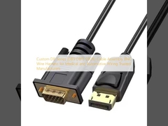 맞춤형 DB 시리즈 (DB9 DB15 DB26) 케이블 조립 의료 및 자동차 배선용 BNC 와이어 허리