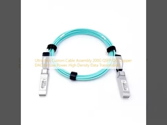 초고속 맞춤형 케이블 조립 200G QSFP-DD 구리 DAC 저전력, 고밀도 데이터 전송